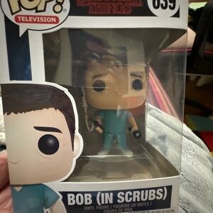 Stranger Things Bob in Scrubs Funko